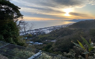 久能山東照宮からの駿河湾